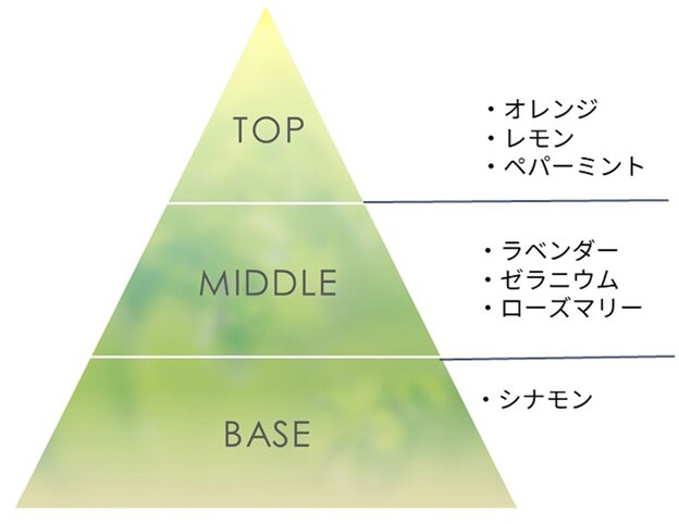 香りの特徴　図